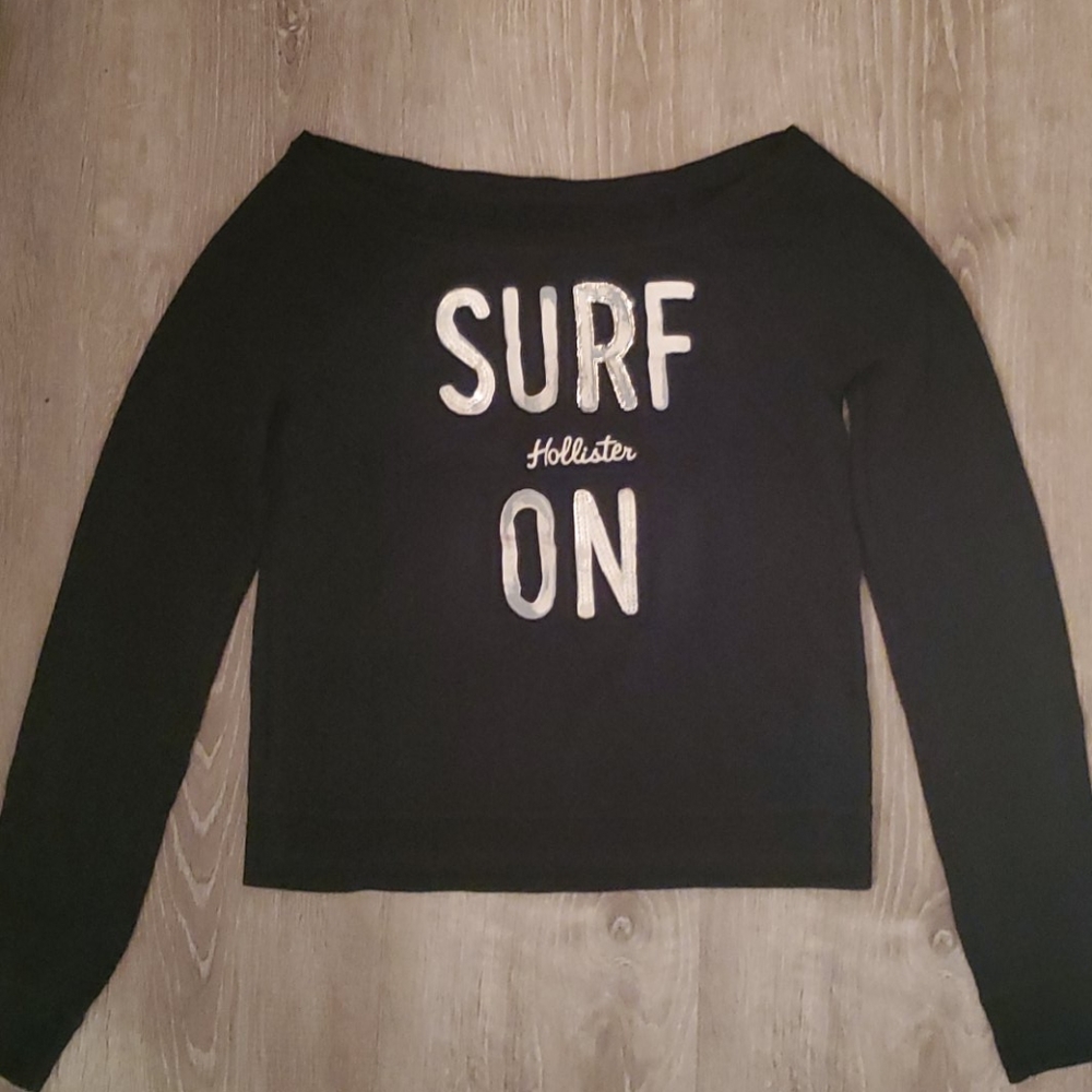 Hollister xs girls scooped neck sweatshirt